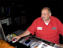 Joe at his desk