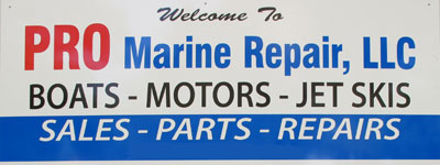 PRO Marine sign